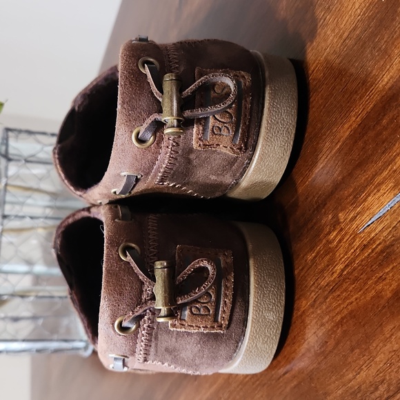 Sketchers Bobs Women's Chill Luxe Buttoned Up Slip On Brown EUC, 9, Memory Foam - Picture 5 of 11